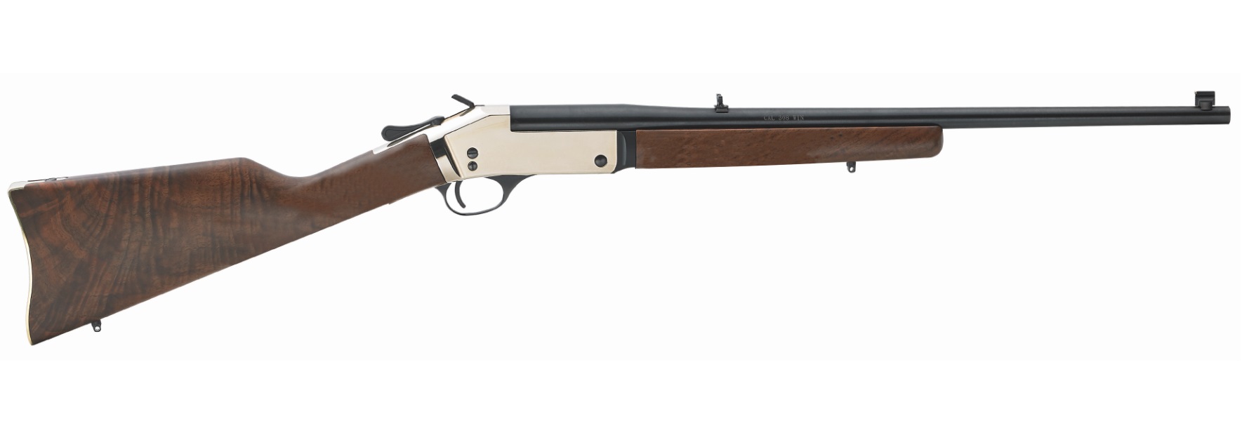 HENRY H15 BRASS SINGLE SHOT RIFLE .45-70 GOV'T 1 ROUND 22"